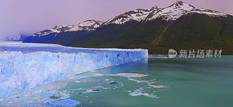 莫雷诺冰川和阿根廷湖- El Calafate，阿根廷巴塔哥尼亚